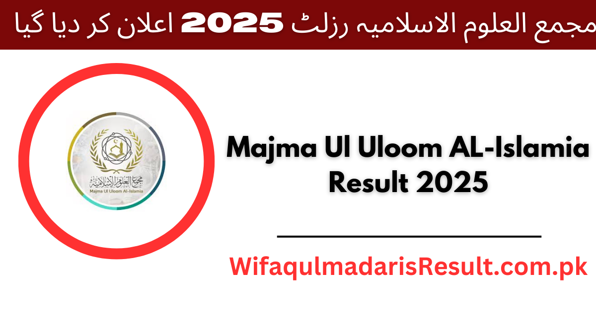 Majma Ul Uloom AL-Islamia Result 2025
